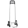 vidaXL Trolley de shopping Bleu 39,5 x 33 x 93 cm Tissu Oxford