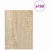 vidaXL Panneaux d&eacute;coratifs 150 pcs Ch&ecirc;ne Sonoma 15 x 21 x 0,27 cm