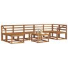 vidaXL Ensemble de canap&eacute;s d'ext&eacute;rieur 8 pcs Naturel