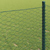 vidaXL Cl&ocirc;ture hexagonale Vert 1,2 x 10 m PVC