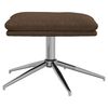 vidaXL Repose-pied Marron 60x60x35 cm Tissu
