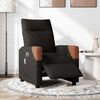 vidaXL Fauteuil de massage inclinable &eacute;lectrique Noir Tissu