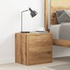 vidaXL Table de chevet ch&ecirc;ne artisanal 40x30x40 cm bois d'ing&eacute;nierie