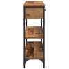 vidaXL Table console Bois ancien 72,5 x 25 x 75 cm Bois d'ing&eacute;nierie