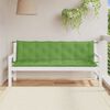 vidaXL Coussins de banc de jardin lot de 2 vert mélangé tissu