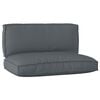 vidaXL Set de coussins de palette Tissu Oxford Anthracite