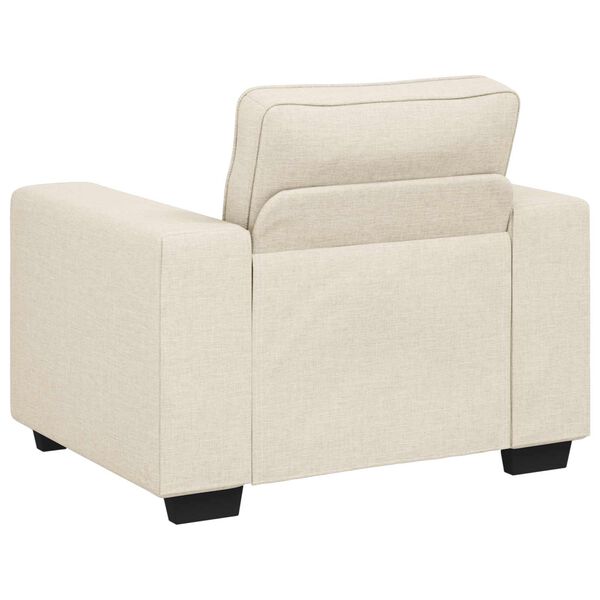 vidaXL | Canap&eacute; | avec coussin avec oreiller Beige 100 x 77 x 82 cm Lin