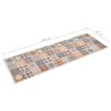 vidaXL Tapis de cuisine lavable Couleur mosa&iuml;que 45x150 cm