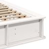 vidaXL Cadre de lit Blanc 180 x 200 cm Bois de pin massif