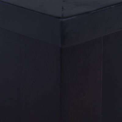 vidaXL Table basse Café noir clair 100x50x30 cm Bois d'acajou massif