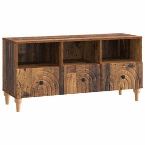 vidaXL Meuble TV 102 x 34,5 x 50 cm Bois ancien Bois d&rsquo;ing&eacute;nierie