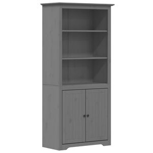 vidaXL Biblioth&egrave;que BODO gris 82x40x173 cm bois de pin massif