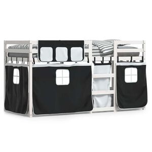 vidaXL Lit superpos&eacute; sans matelas 90x190 cm bois de pin massif