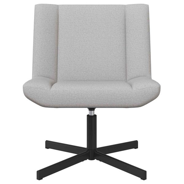 vidaXL Chaise pivotante Gris nuage 63 x 75 x 76 cm tissu