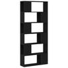 vidaXL Ensemble meuble TV Noir 80 x 24 x 186 cm Bois d'ing&eacute;nierie