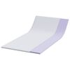 vidaXL Surmatelas Blanc 100 x 200 cm Tissu Jacquard