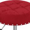 vidaXL Chaises pivotantes &agrave; manger lot de 2 bordeaux velours