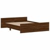 vidaXL Cadre de lit sans matelas ch&ecirc;ne marron 150x200 cm