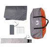 vidaXL Bâche de camping orange 430x380x210 cm imperméable