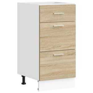 vidaXL Meuble bas "Lyon" Ch&ecirc;ne Sonoma 40 x 46 x 81,5 cm Bois d'ing&eacute;nierie
