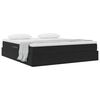 vidaXL Lit avec rangement et matelas Noir 160 x 200 cm Velours