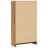 vidaXL Biblioth&egrave;que ch&ecirc;ne artisanal 60x24x109 cm bois d'ing&eacute;nierie