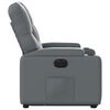 vidaXL Fauteuil inclinable &eacute;lectrique gris similicuir