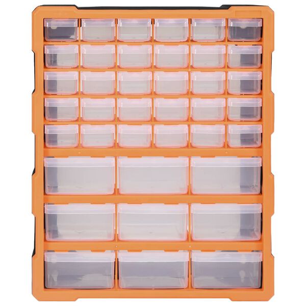 vidaXL Organisateur multi-tiroirs avec 39 tiroirs 38x16x47 cm
