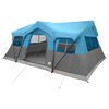 vidaXL Tente familiale Bleu 487 x 340 x 216 cm Polyester et Acier