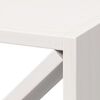 vidaXL &Eacute;tag&egrave;re &agrave; vin 4 pcs Blanc 62 x 25 x 62 cm Pin massif