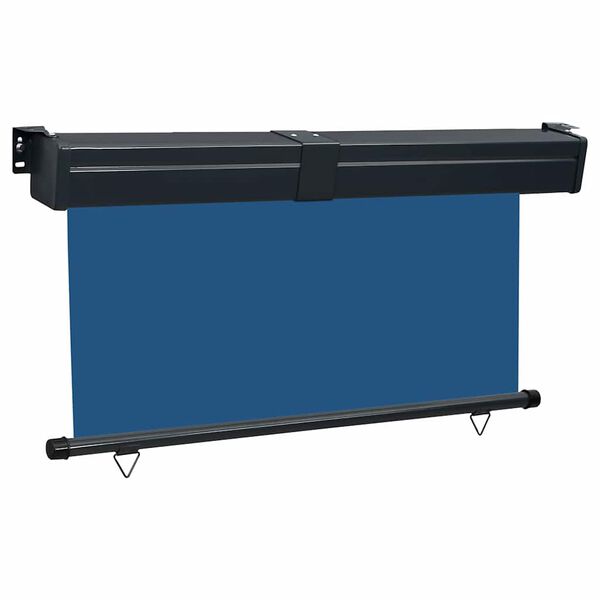 vidaXL Auvent lat&eacute;ral de balcon 145x250 cm Bleu