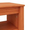 vidaXL Banc &agrave; chaussures avec &eacute;tag&egrave;re Cire marron 160 x 36,5 x 50 cm