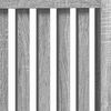 vidaXL Cache-Radiateur Gris Sonoma 112 x 19 x 81,5 cm