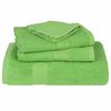 vidaXL Serviettes d'invit&eacute; FROGN 4pcs vert pomme 30x50cm 360 g/m&sup2;