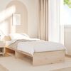 vidaXL Lit de jour avec matelas 90x200 cm bois de pin massif