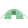 vidaXL Serre avec cadre en acier vert 32 m² 8x4x2 m