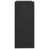 vidaXL &Eacute;tag&egrave;re murale sous forme de cube Noir 69,5x29,5x69,5 cm MDF