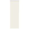 vidaXL Store enrouleur occultant blanc cass&eacute; 80x230cm largeur du tissu