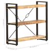 vidaXL Biblioth&egrave;que &agrave; 3 niveaux 90x30x80 cm Bois de manguier massif