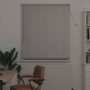 vidaXL Store de Fen&ecirc;tre avec des rideaux Argent Aluminium