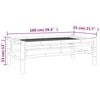 vidaXL Salon de jardin 5 pcs avec coussins blanc cr&egrave;me bambou