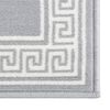 vidaXL Tapis BCF Gris avec motif 100x300 cm