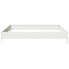 vidaXL Lit sur&eacute;lev&eacute; de jardin blanc 100x100x18,5 cm acier