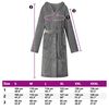 vidaXL Peignoir avec capuche Gris fonc&eacute; xxxl Flanelle