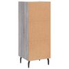 vidaXL Buffet Sonoma gris 34,5x34x90 cm Bois d'ing&eacute;nierie