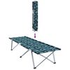 vidaXL Lit de camping pliant 2 pcs Foret 194 x 62,5 x 42,5 cm