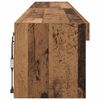 vidaXL Ensemble meuble TV avec LED 2 pcs Bois ancien 100 x 30 x 30 cm