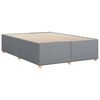 vidaXL Cadre de lit sans matelas gris clair 140x200 cm tissu
