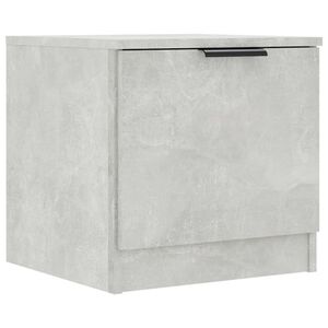 vidaXL Table de chevet Gris b&eacute;ton 40x39x40 cm