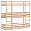 vidaXL Lit superpos&eacute; triple sans matelas 90x200 cm bois de pin massif